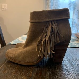 Jessica Simpson fringe bootie